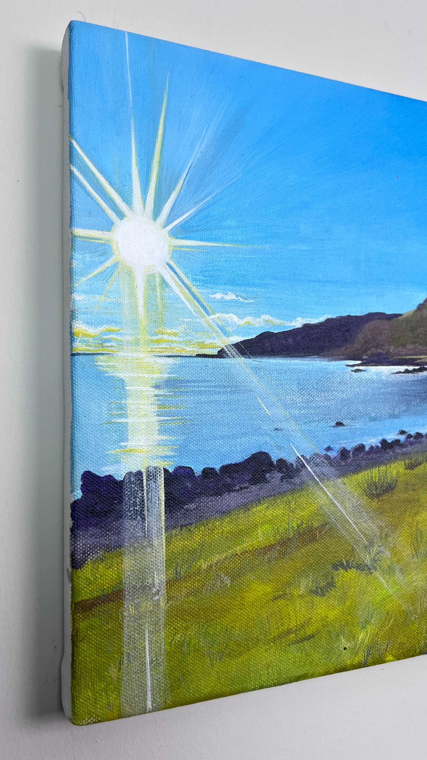 ‘Lochbuie sunset’ - Isle of Mull original landscape painting