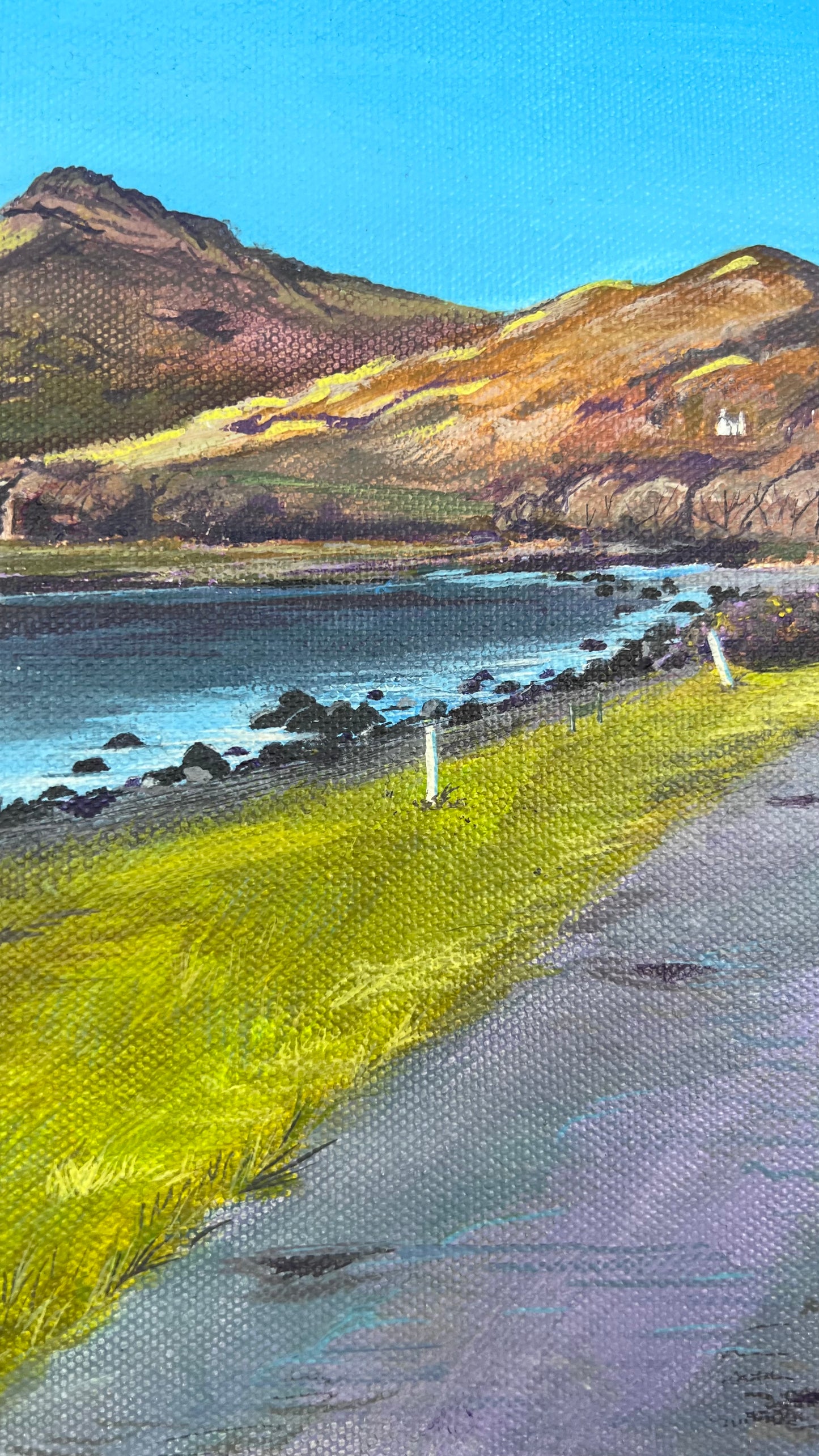 ‘Lochbuie sunset’ - Isle of Mull original landscape painting