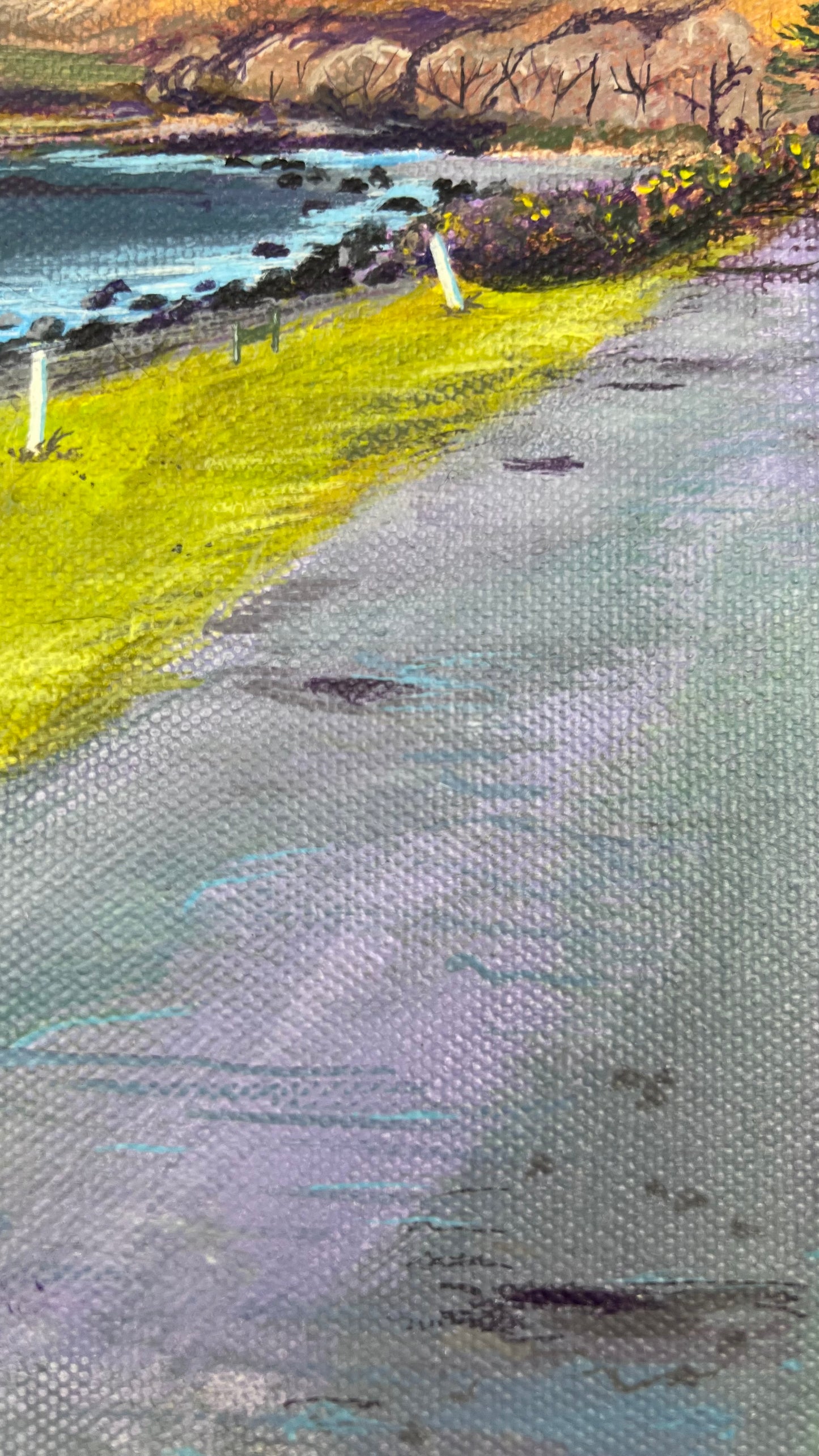 ‘Lochbuie sunset’ - Isle of Mull original landscape painting