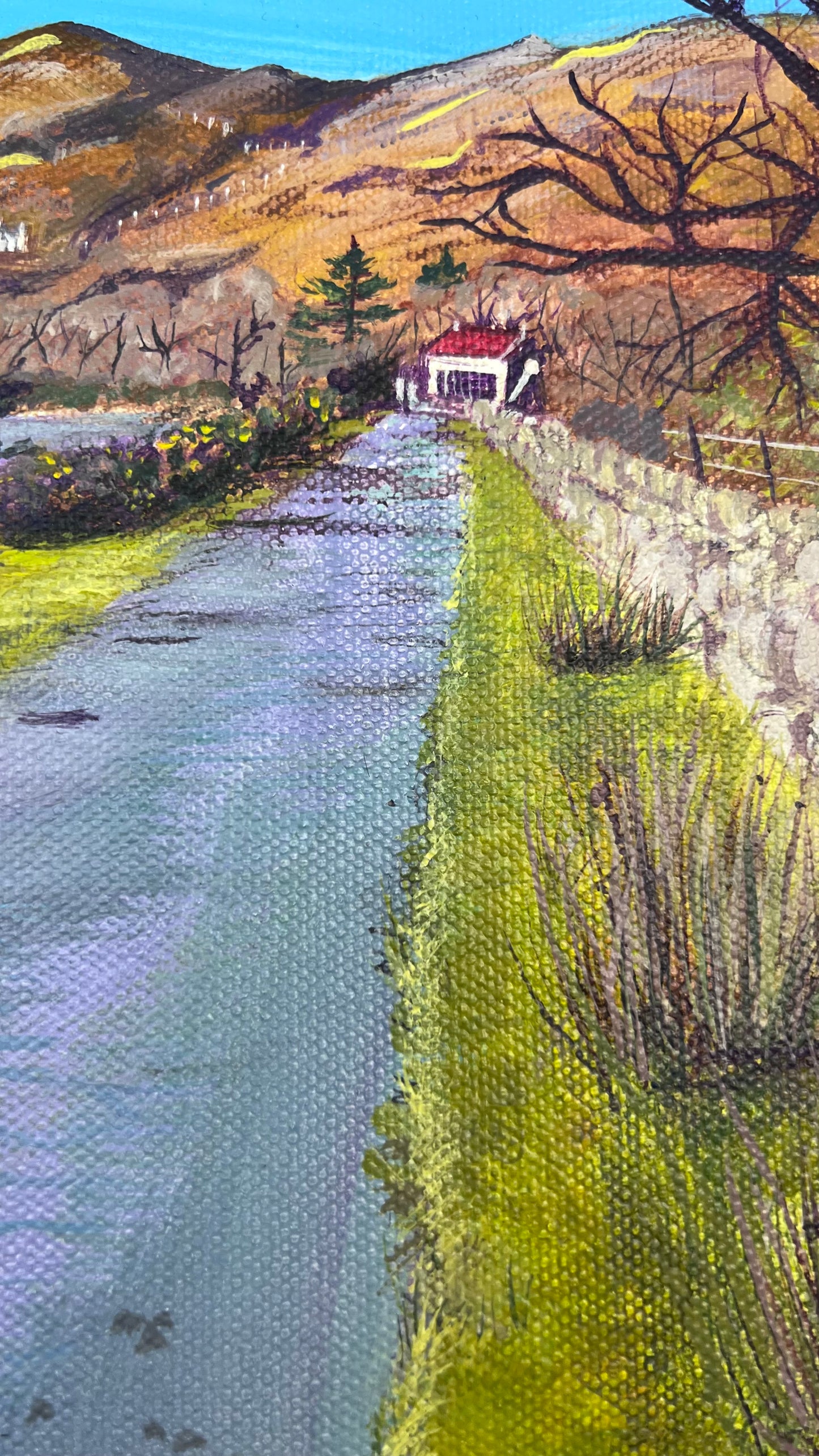 ‘Lochbuie sunset’ - Isle of Mull original landscape painting