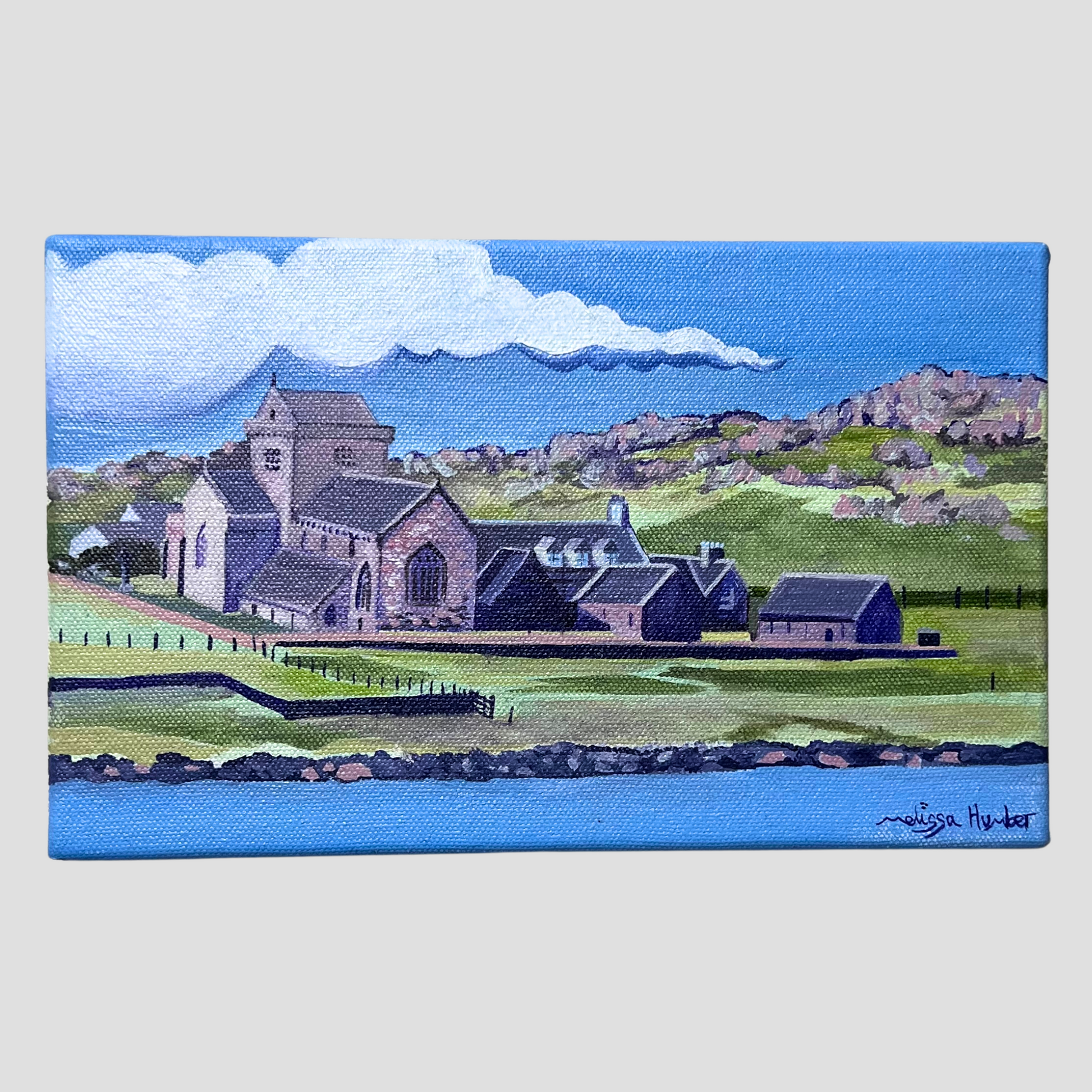 Iona abbey 2025 Isle of Iona painting by Melissa Humber