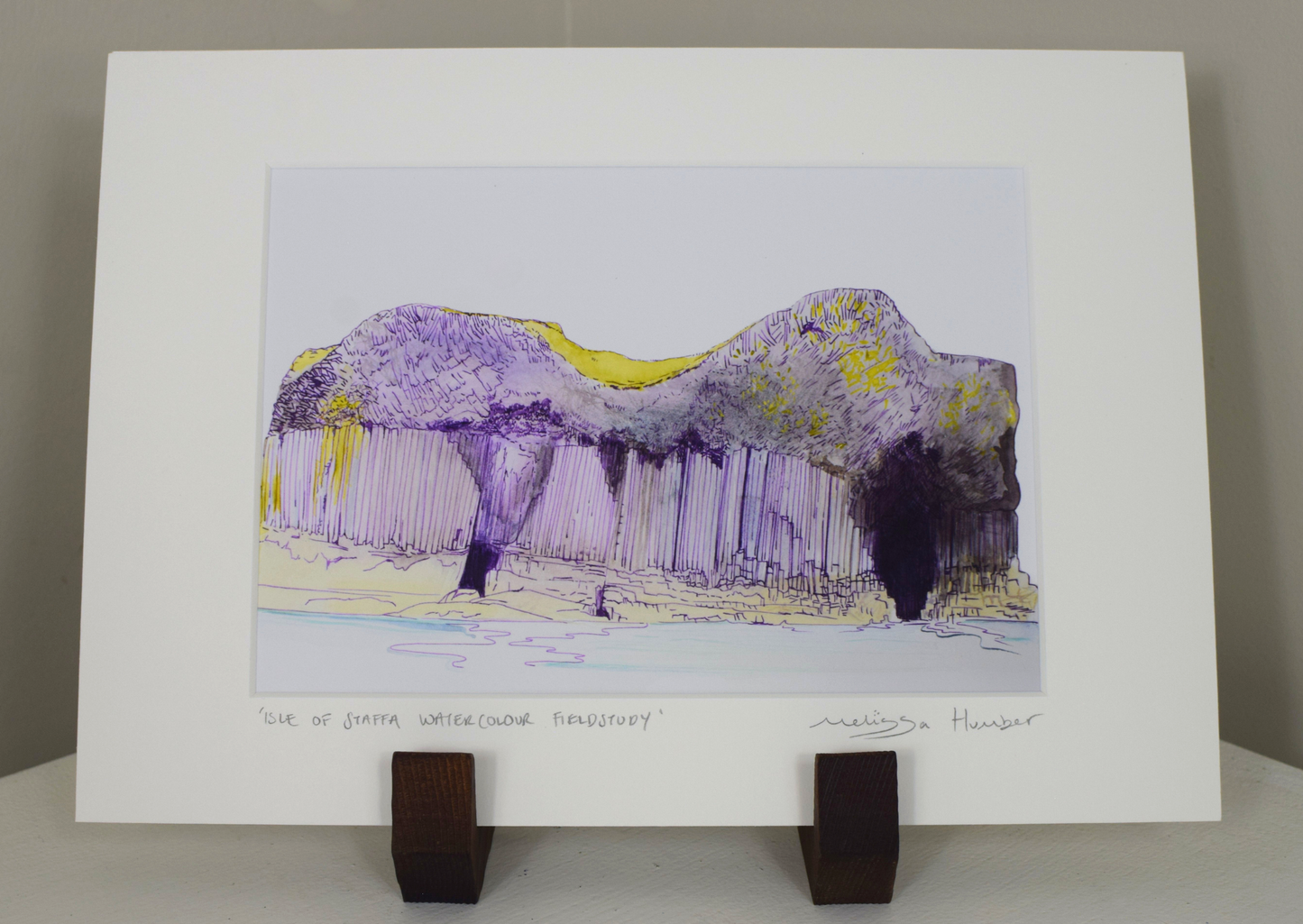 ‘Isle of Staffa' watercolour study Isle of Mull Art print