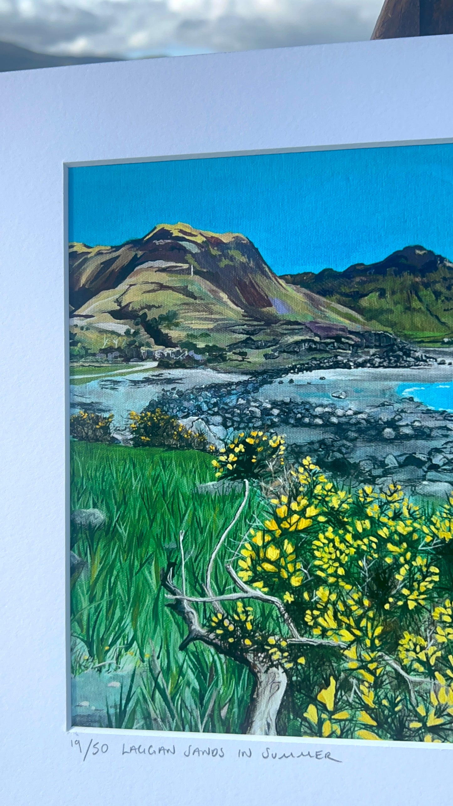 'Laggan sands in summer’ Isle of Mull - Limited edition art print