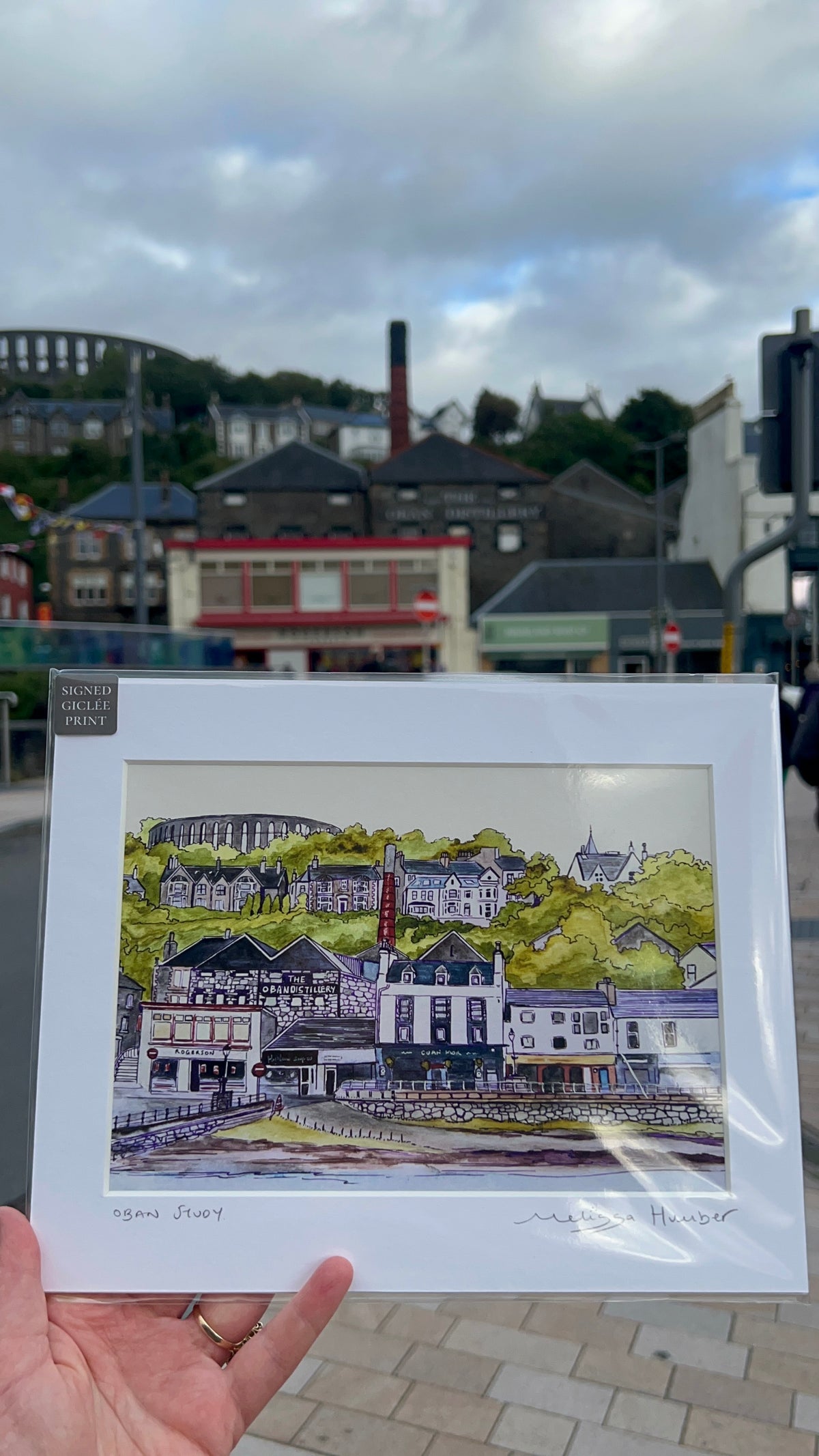 Oban art print by Melissa Humber